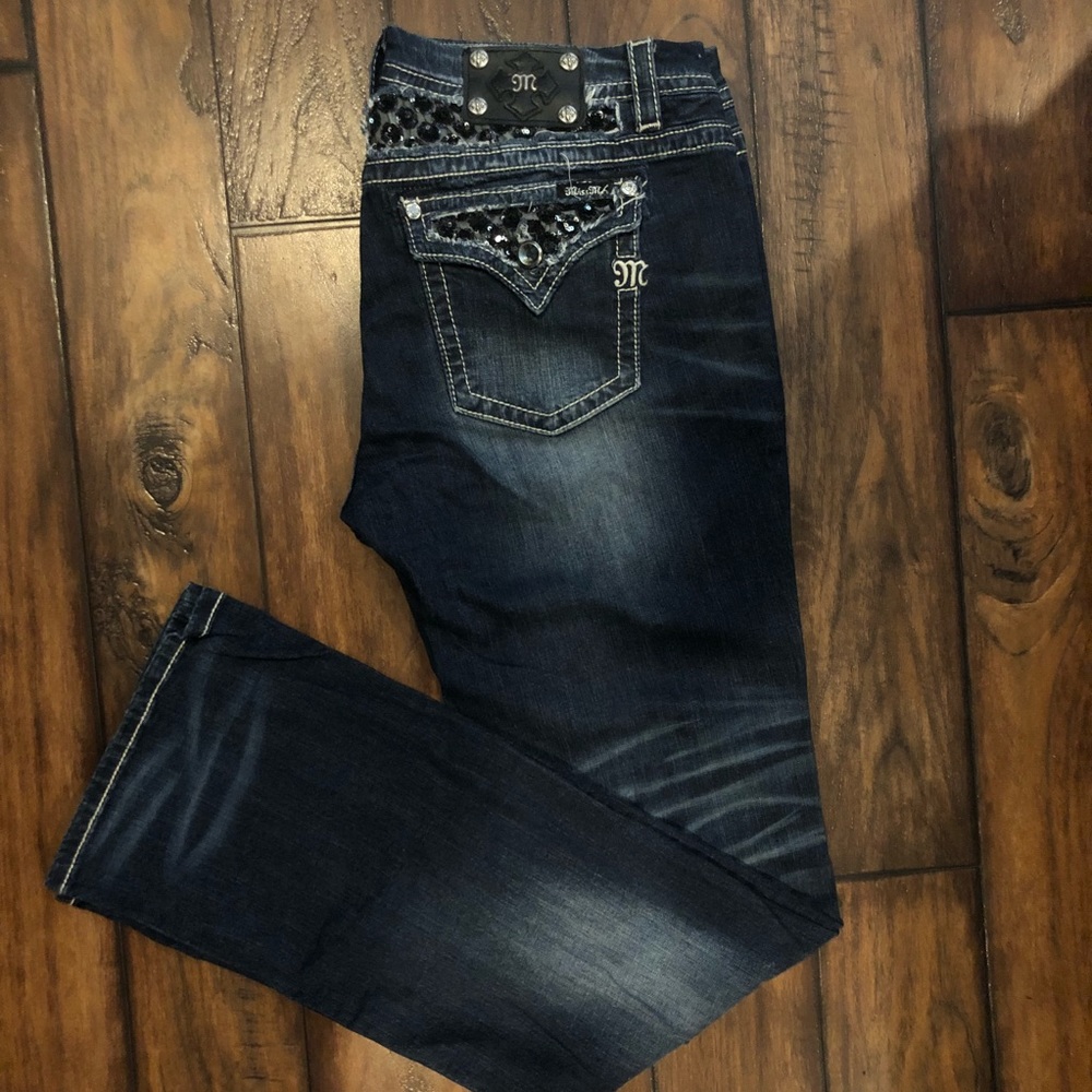 Miss Me Plus Size Boot Cut Jean Tall 34 x 37